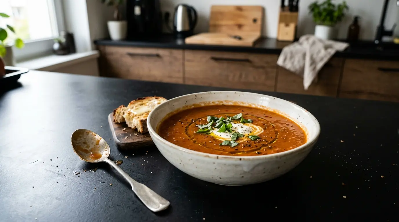 Soupe de tomates rôties – krem z pieczonych pomidorów po francusku