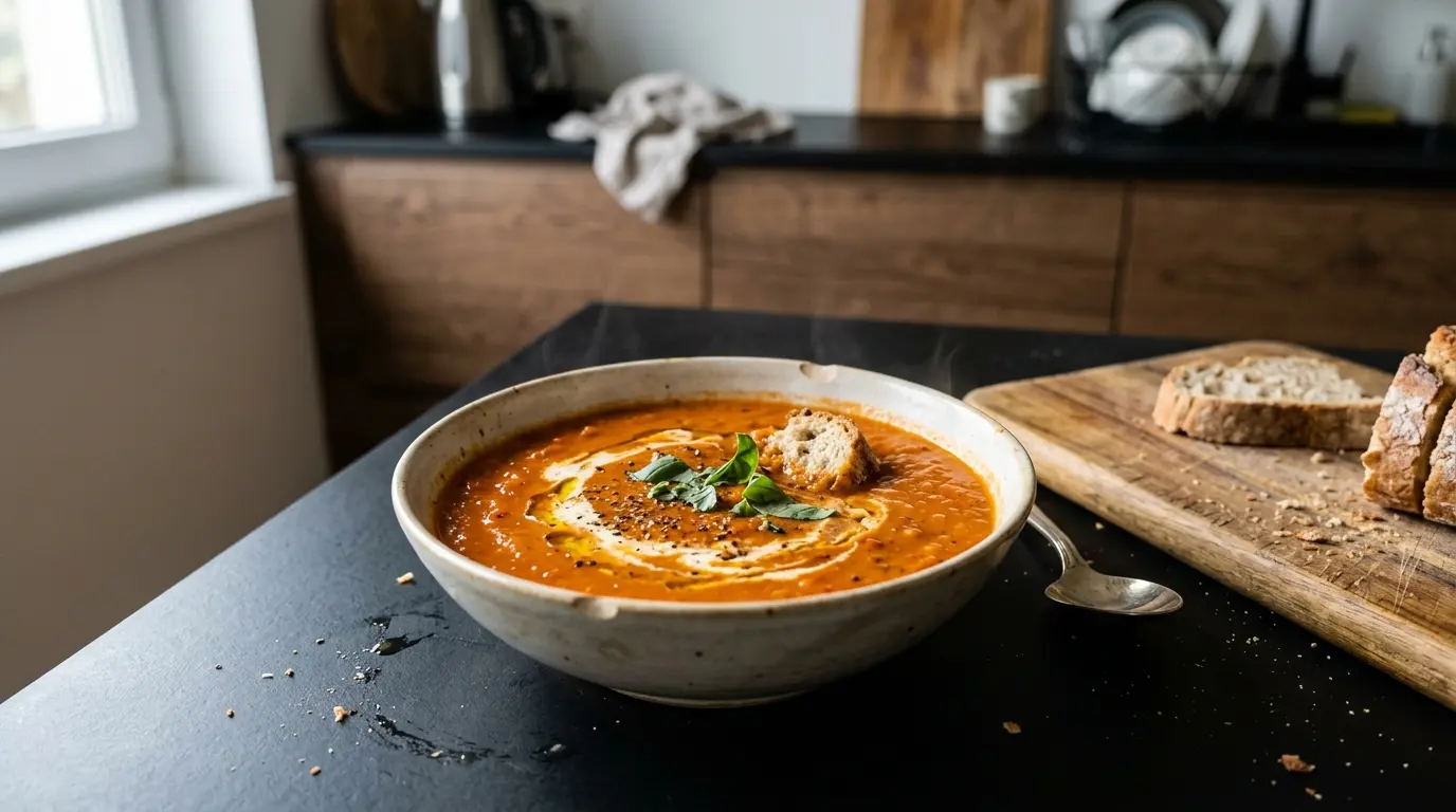 Soupe de tomates rôties – krem z pieczonych pomidorów po francusku