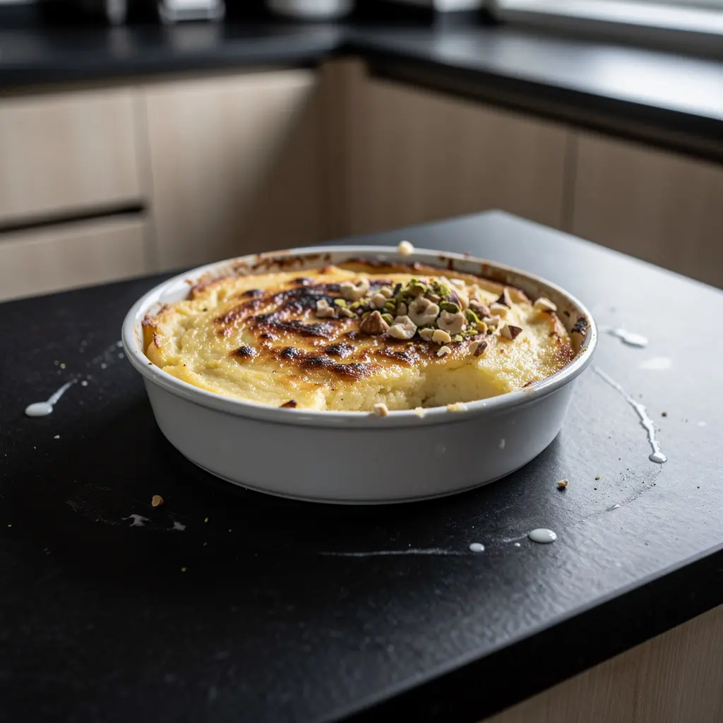 Süt helvası – pieczony turecki deser mleczny