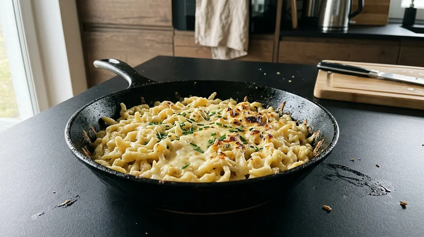 Szwabski makaron Spätzle z serem