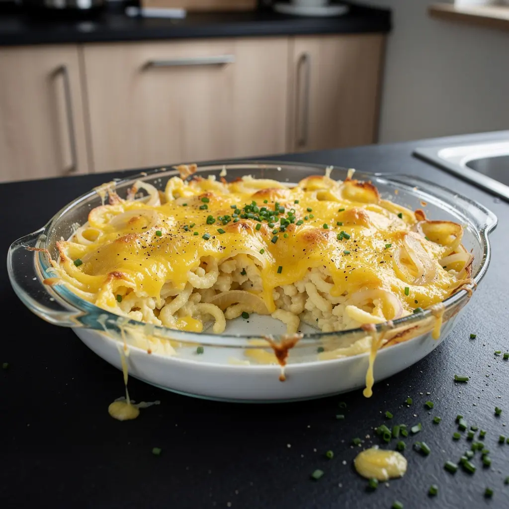 Szwabski makaron Spätzle z serem