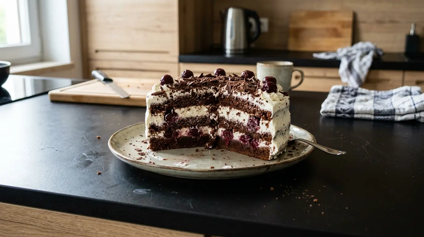 Szwarcwaldzki tort wiśniowy