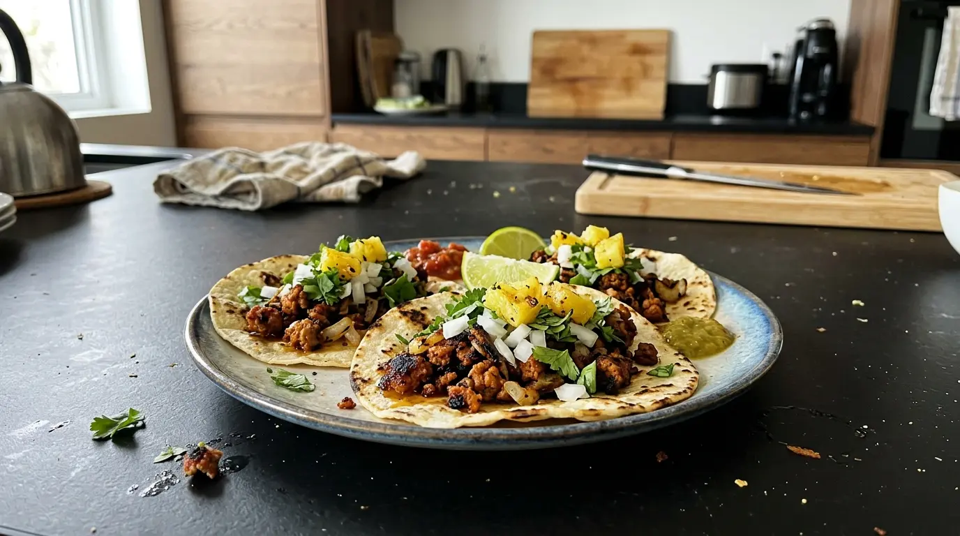 Tacos de longaniza – tacos with spicy sausage