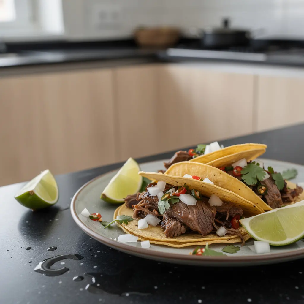 Tacos de suadero – miękkie wołowe tacos z patelni