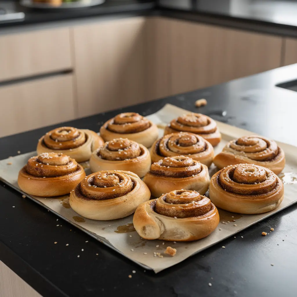 Tahinli çörek – Turkish yeasted tahini rolls