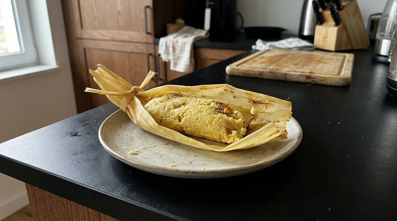 Tamal de elote – kukurydziane tamale na słodko