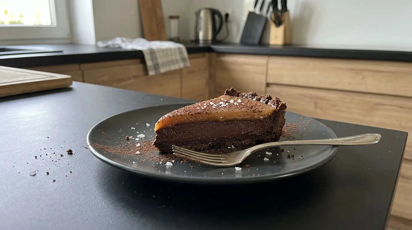 Tarta czekoladowa z solonym karmelem