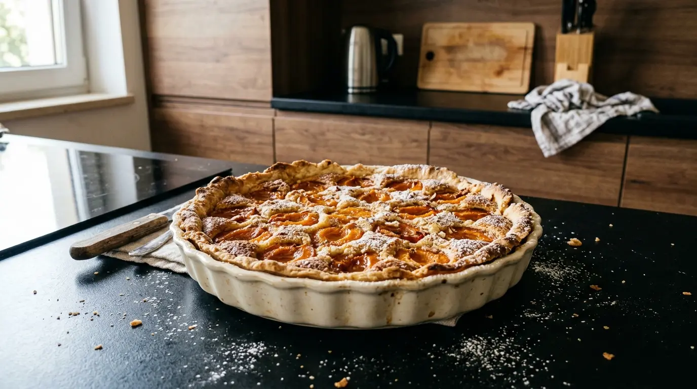 Tarte aux abricots – tarta z morelami i migdałami