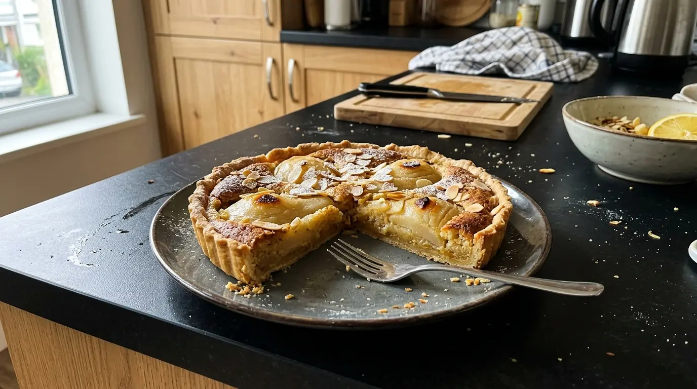 Tarte aux poires – tarta z gruszkami i migdałowym kremem