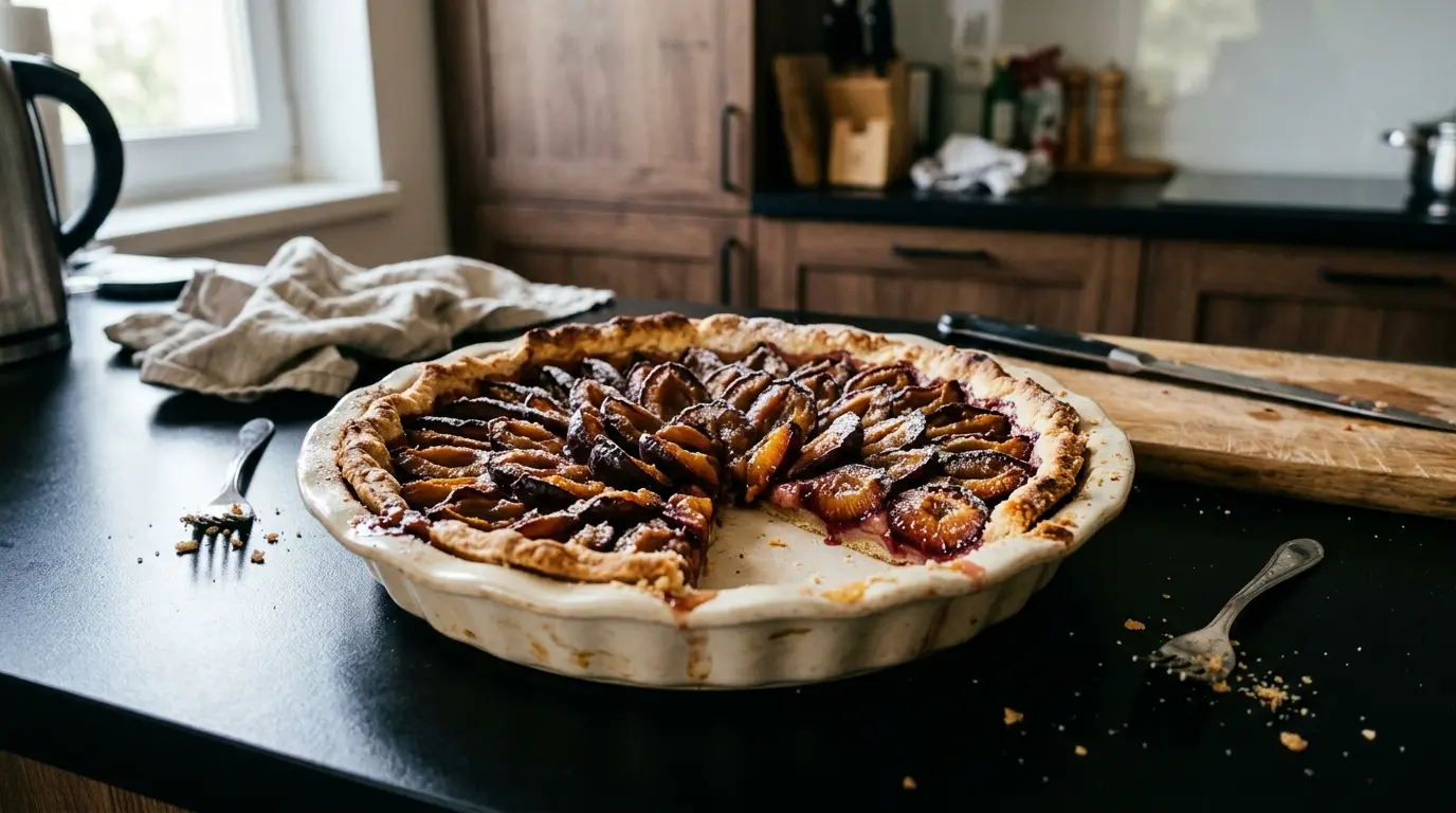 Tarte aux prunes – tarta z śliwkami po francusku