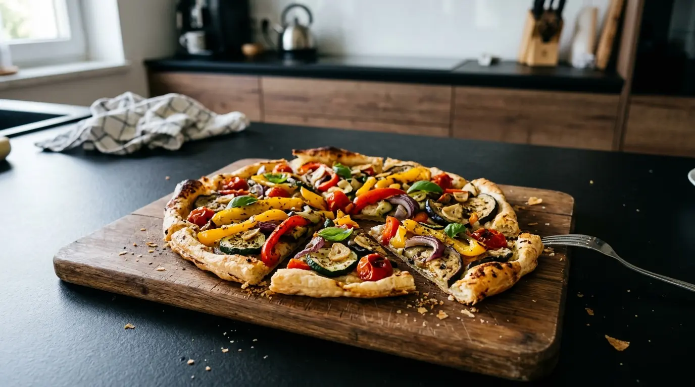 Tarte fine aux légumes grillés – cienka tarta z grillowanymi warzywami