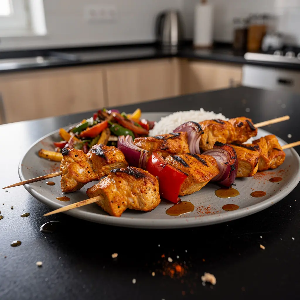 Tavuk şiş – tureckie szaszłyki z kurczaka z jogurtem