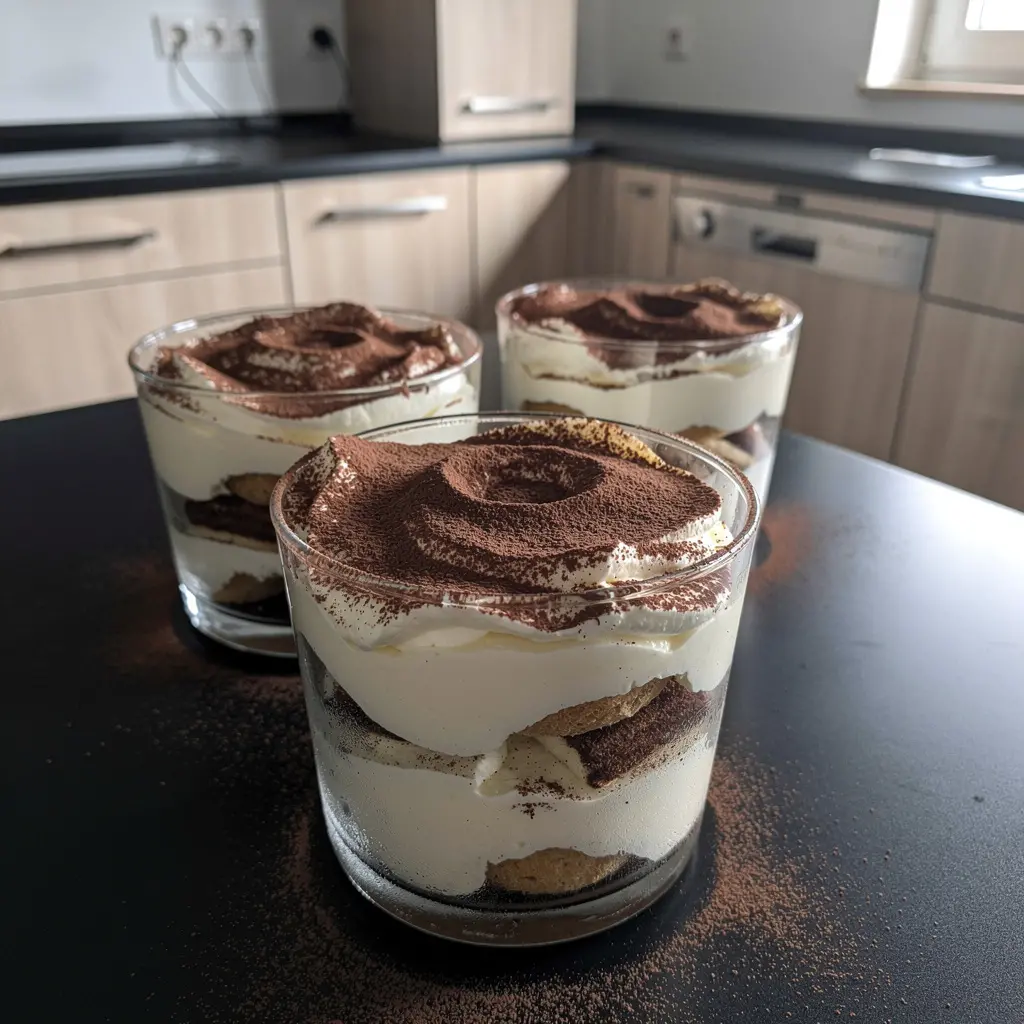 Klassisches Tiramisu im Glas