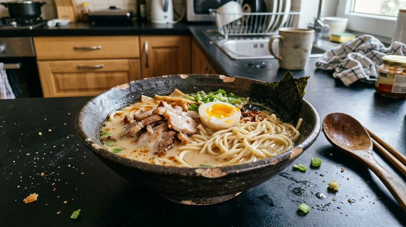 Tonkotsu ramen w wersji domowej