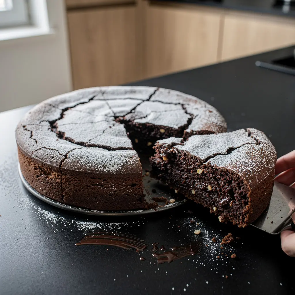 Torta caprese – wilgotne ciasto czekoladowo-migdałowe bez mąki