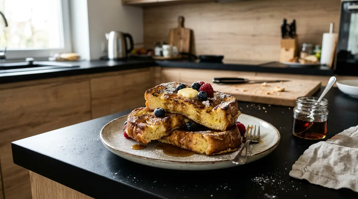 Tosty francuskie z brioche i wanilią