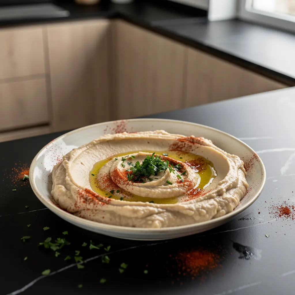 Turkish White Bean Dip with Garlic and Lemon