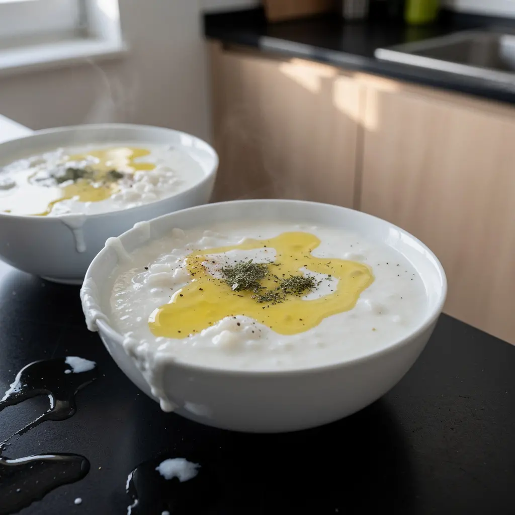 Soupe turque au yaourt et au riz