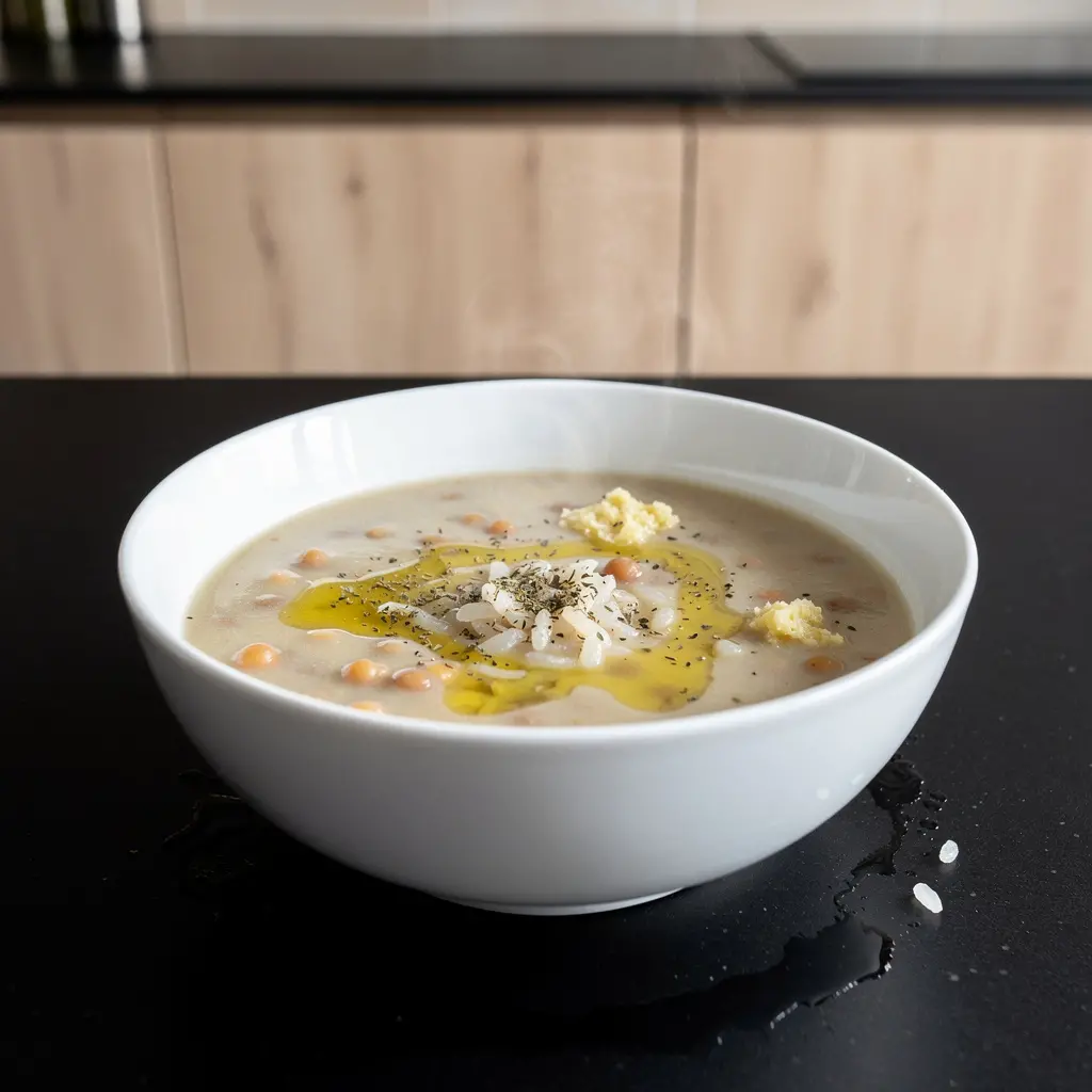 Turecka zupa z jogurtu i soczewicy z miętą