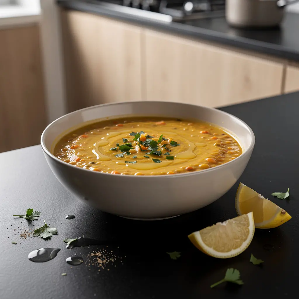 Turecka zupa z soczewicy z cytryną i kuminem