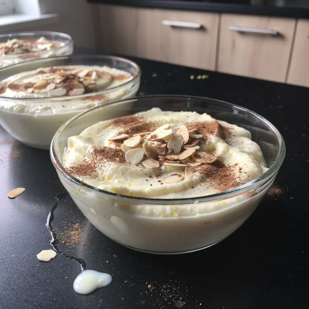 Turecki deser z kaszy manny z miodem i migdałami