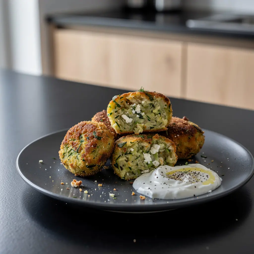 Albóndigas turcas de calabacín y queso