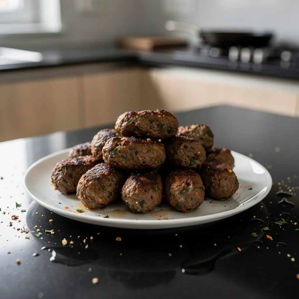 Tureckie klopsiki z jagnięciny z ziołami