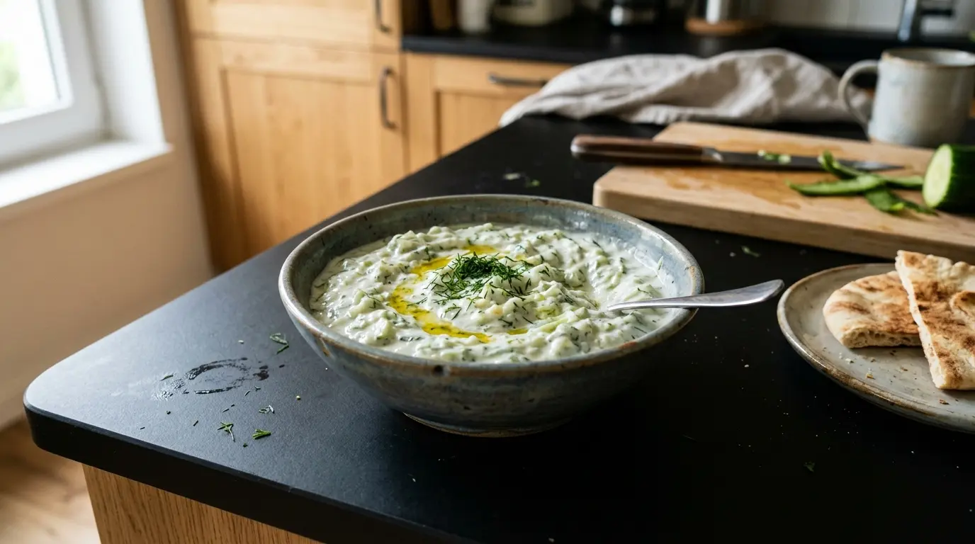 Tzatziki – grecki sos jogurtowo-ogórkowy