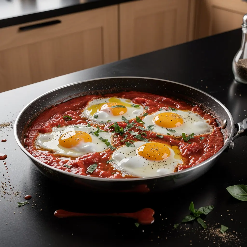 Uova al pomodoro – Italian Eggs in Tomato Sauce