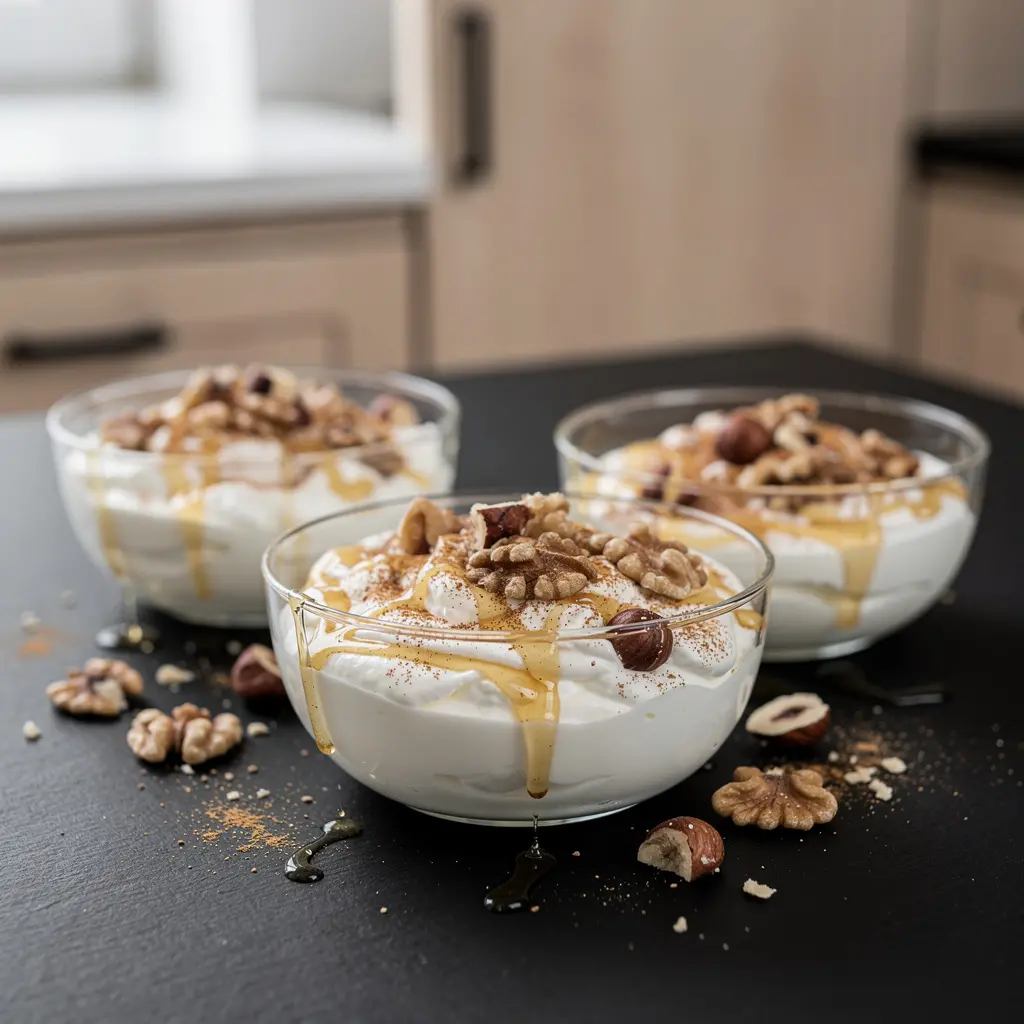 Yiaourti me meli – Greek yogurt with honey and nuts