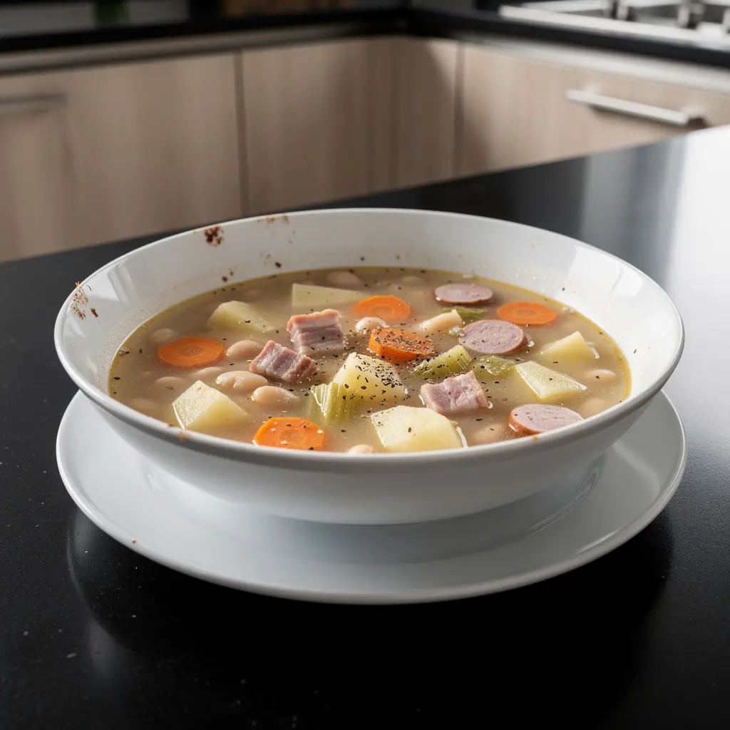 White Bean Soup with Bacon